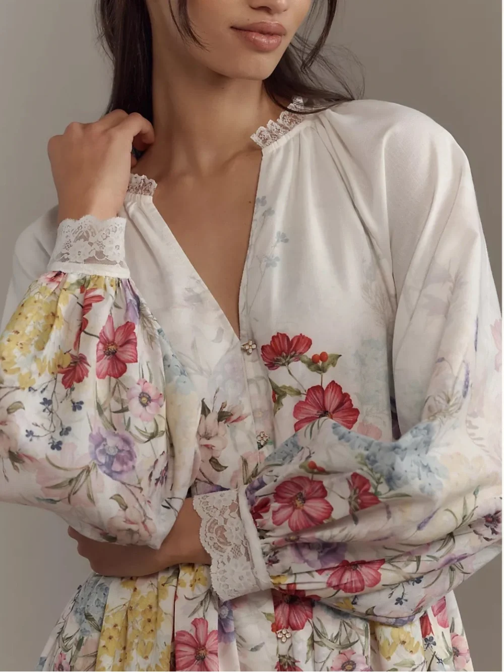 NWT Let Me Be Floral Midi Dress - Picture 3 of 13